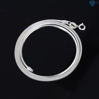 Dây chuyền bạc nam sợi mì vuông nhỏ phong cách cá tính DCK0059 - Trang Sức TNJ