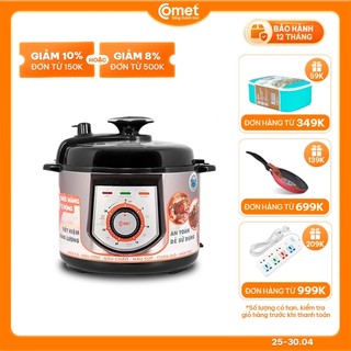 Nồi áp suất điện 5l comet - cm6150