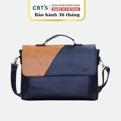 Cặp táp công sở unisex CNT CA17 cao cấp đựng vừa Laptop 14inch