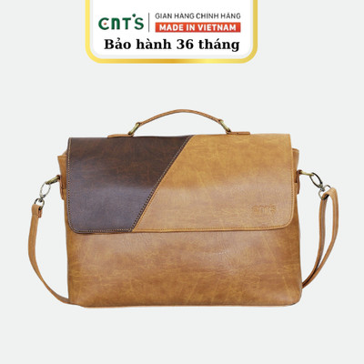 Cặp xách công sở unisex CNT CA17 bò lợt cao cấp