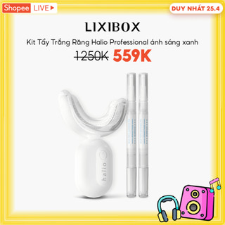 Combo Kit Tẩy Trắng Răng Halio Professional Teeth Whitening Enhancer ánh sáng xanh