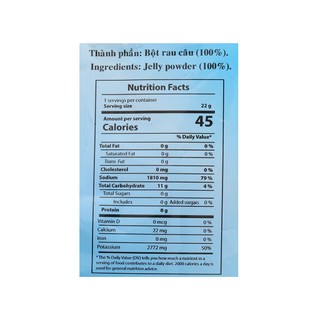 Bột rau câu Konnyaku 22gr (Gói)