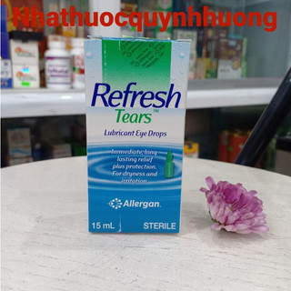 Dung dịch nhỏ mắt refresh tears 15ml giúp làm ẩm,làm trơn mắt