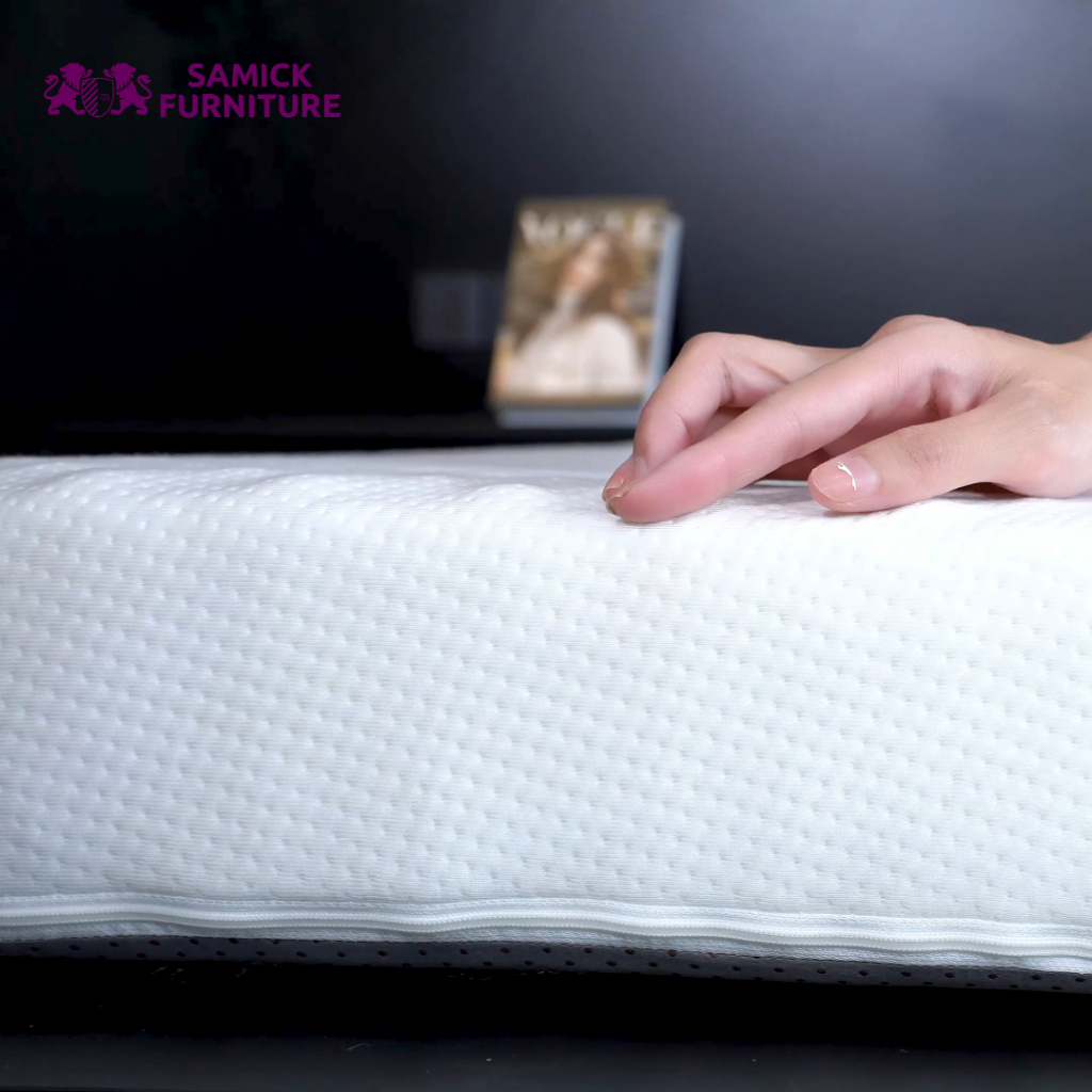 Nệm gấp 3 cao cấp SAMICK HEALING Hàn Quốc - Nệm ngủ trải sàn 30D