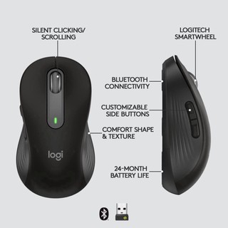Chuột Logitech M650 Không Dây Bluetooth SilentTouch- Fullbox new