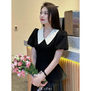 Áo sơ mi nữ kiểu tiểu thư SOLIE SHIRT áo sơ mi nữ thiết kế phối cổ chiết eo tôn dáng sang chảnh cobe.official