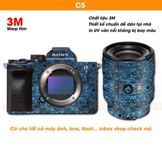 Dán skin tất cả máy ảnh Body, Lens Canon, Nikon, Sony, Fuji, Tamron, Laika, Sigma v..v. mẫu C5 tại Pskin