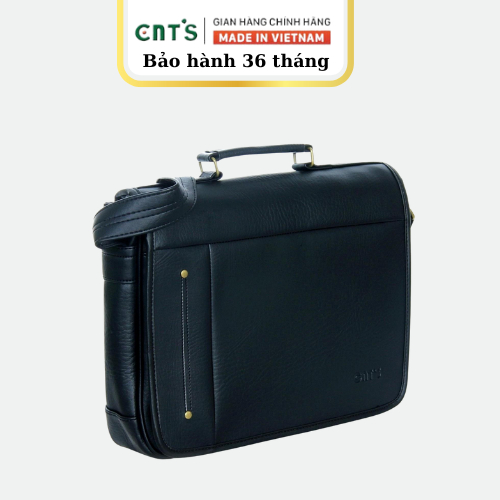 Cặp văn phòng CNT unisex CA14 đen thời trang cao cấp