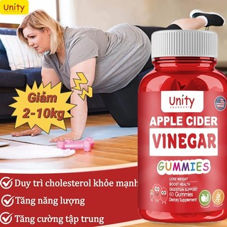 9 Ngày giảm cân an toàn（2-10kg）kgiảm cân giấm táo，giảm mỡ bụng，kẹo dẻo giảm cân