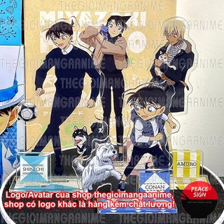 Mô hình detective conan ver chó mèo standee thám tử lừng danh tượng acrylic anime mica chibi