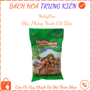 Đậu phộng da cá nước cốt dừa nutty one gói 100g thơm bùi giòn tan date luân mới