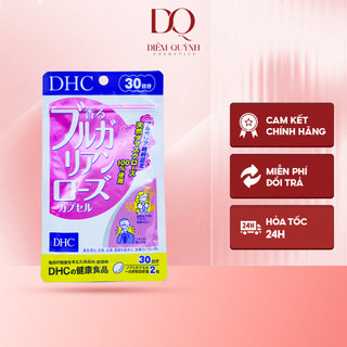 ( Xả Date T10.2025)Viên Uống Hương Hoa Hồng Thơm Cơ Thể DHC Bulgarian Rose Capsule 30 Ngày