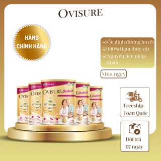  Sữa Hạt Tiểu Đường Ovisure Diabest Lon 650g - Ổn Định Đường Huyết Bổ Sung Dinh Dưỡng