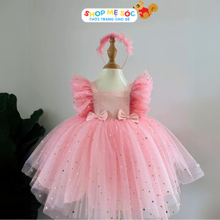 Váy công chúa bé gái dự tiệc sinh nhật đầm sao cánh tiên thôi nôi cho bé gái 8-34kg