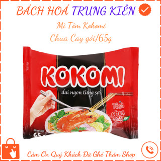 Mì Tôm Kokomi Chua Cay gói/65gr