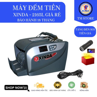 Máy đếm tiền XINDA 2165L phát hiện tiền giả, tiền khác loại chính xác,đếm được tất cả các loại tiền