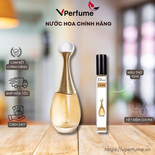 Nước hoa nữ j'adore edp - mẫu thử 10ml