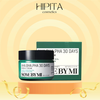  Kem dưỡng ngăn ngừa mụn Some By Mi AHA BHA PHA 30 Days Miracle Cream 60g 