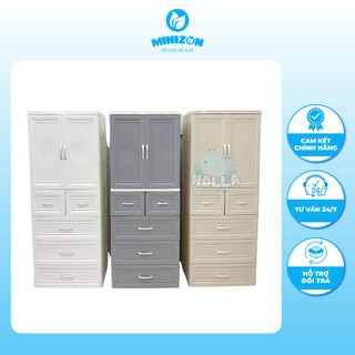 Tủ Nhựa Holla 5 Tầng Ngăn Treo Cao Cấp Cho Bé