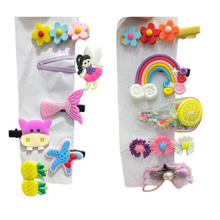 set 5 kẹp tóc dễ thương, mẫu mã đa dạng, cực kỳ đáng yêu