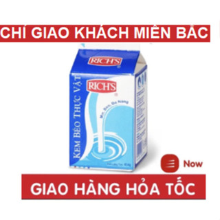 (CHỈ GIAO ĐƯỢC MIỀN BẮC) Kem Béo Thực Vật Làm Cafe Muối Rich Lùn 454g