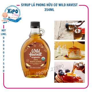 (Mẫu Mới) Syrup Lá Phong Hữu Cơ Wild Havest 354ml