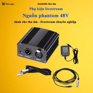 Nguồn phantom 48v cho mic Full dây cho các dòng mic