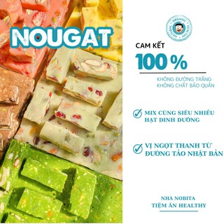 Kẹo Nougat Hạnh Phúc Nhà Nobita Kẹo Dinh Dưỡng Sữa Hạt Healthy Hương Trái Cây Ít Ngọt Ăn Kiêng Hỗ Trợ Giảm Cân Mix 5 Vị