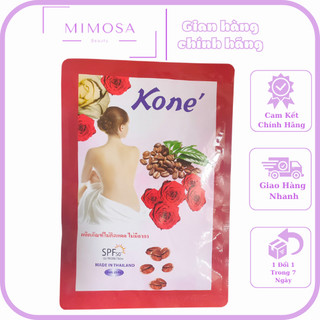 Tắm trắng  Kone Cafe hoa hồng trắng sáng