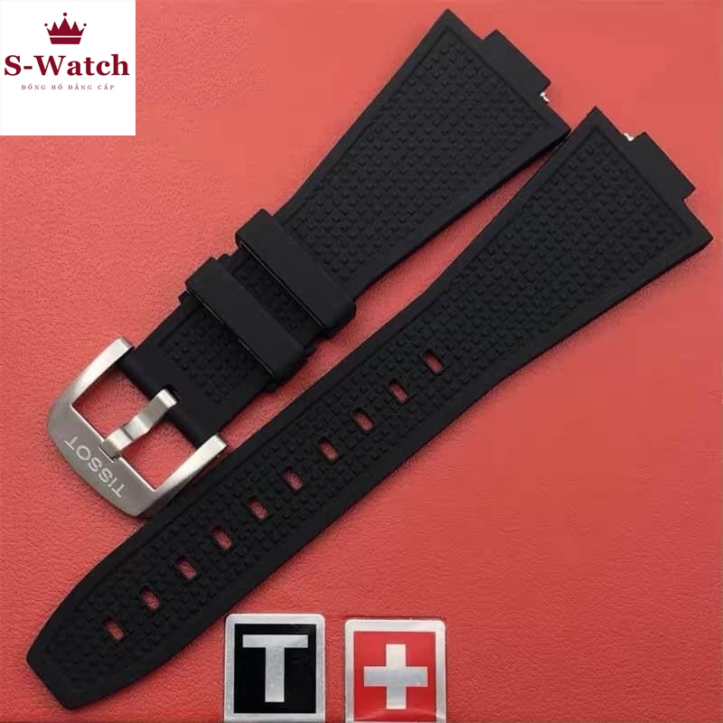 Dây Đeo Cao Su Silicone Cho Đồng Hồ Thông Minh Tissot PRX Series 40MM T137.407 / T137.410 [34.002]