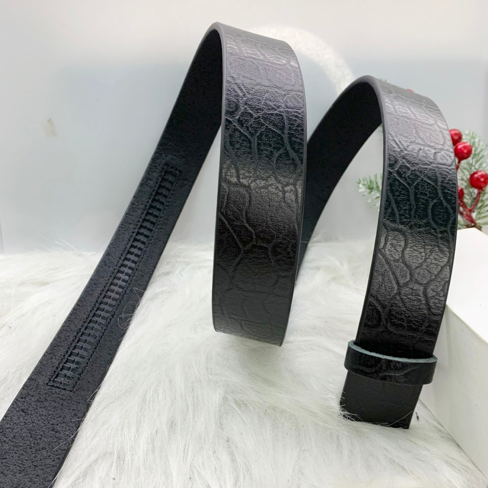 Dây lưng nịt nam không kèm mặt da bò vân voi màu nâu và đen siêu đẳng cấp có bán da pu kèm phân loại rõ giaynamdep699