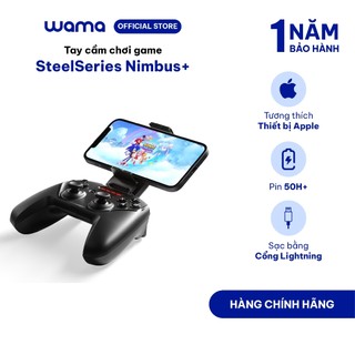 Tay cầm chơi game không dây SteelSeries Nimbus+ màu đen, pin đến 50H, tương thích các thiết bị Apple, bảo hành 1 năm