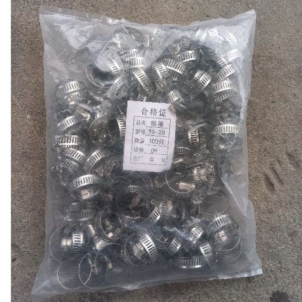 100 chiếc đai siết inox 18-29mm