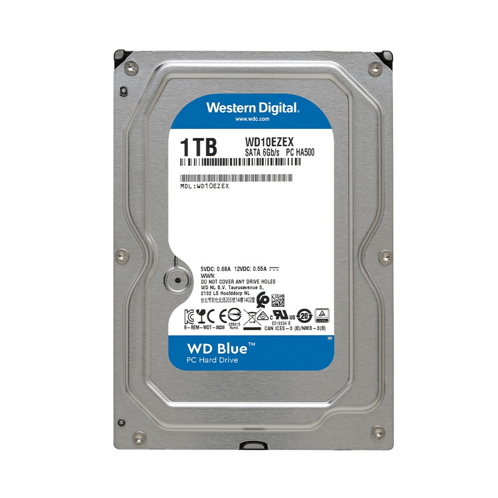 Ổ cứng HDD WD Blue 1TB 3.5" WD10EZEX