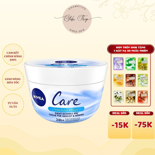 Kem dưỡng da/Dưỡng ẩm mặt và toàn thân NIVEA CARE 200ml chính hãng Đức - YUBI YUBI