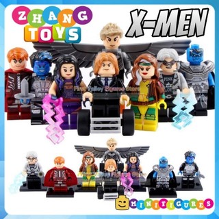 Đồ chơi Xếp hình X-men Apocalypse Magneto - Archangel Psylocke - ProfessorX - Quick Silver - Nightcrawler Xinh X0115