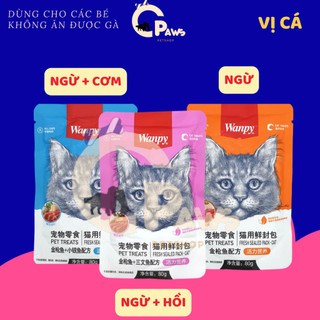 Pate Wanpy cho mèo mọi lứa tuổi