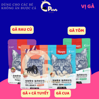 Pate Wanpy cho mèo mọi lứa tuổi