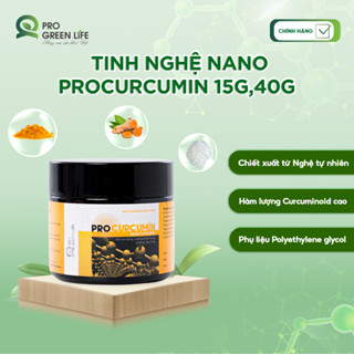 Tinh Bột Nghệ Nano Procurcumin Pro Green Life Hỗ Trợ Tăng Cường Chống Oxy Hoá, Bảo Vệ Niêm Mạc Dạ Dày