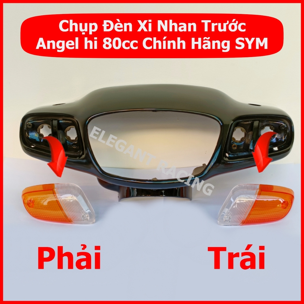 Chụp Xi Nhan Trước Angel Hi 80cc Chính Hãng SYM