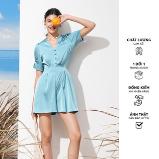 Jumpsuits satin cổ tim 3 màu 311JS1003 ADORE DRESS