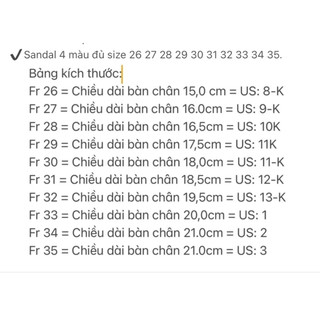Sandal BT BG Das / Fi dư xịn G2401 G2506 Link 1