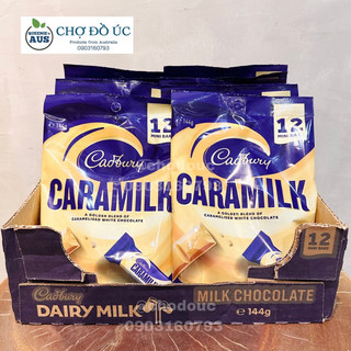🍫Chocolate sữa Cadbury CaraMilk gói 12 thanh - nhập Úc 🇦🇺