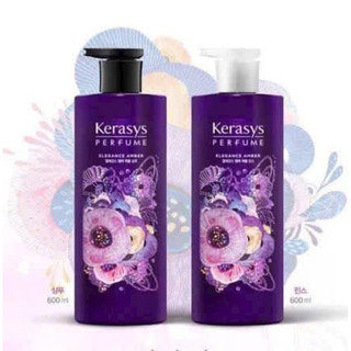 Cặp Dầu Gội Xả Nước Hoa Cho Tóc Hư Tổn Kerasys 600ml Perfume Lovely & Romantic Shampoo