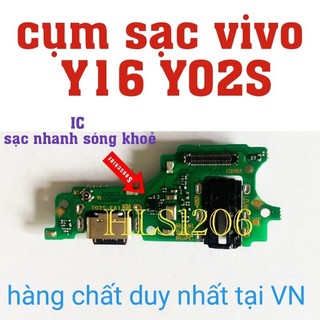 Cụm sạc vivo y16 y02s hàng zin
