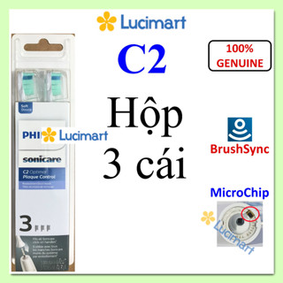Đầu bàn chải điện Philips Sonicare C2 Plaque Control [Hàng Mỹ]