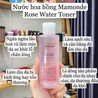 Toner hoa hồng mamonde