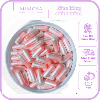 Viên cấy trắng vitamin mask dùng pha vào kem body - tắm trắng