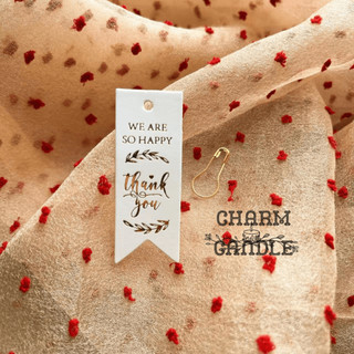 Thẻ tag, ngọc trai gắn quà tặng, kèm ghim vàng gold xinh xắn. gắn thẻ quà tặng sinh nhật, cảm ơn