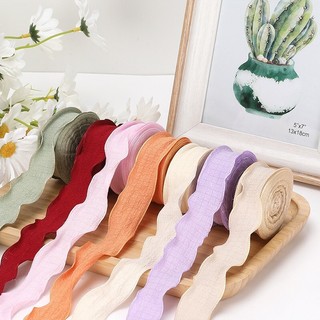 Ruy băng lụa viền sóng 4cm